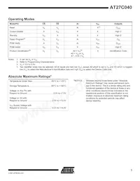 AT27C040-70TU Datasheet Page 3