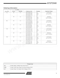 AT27C040-70TU Datasheet Page 9