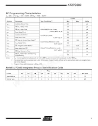 AT27C080-90TU Datasheet Page 7
