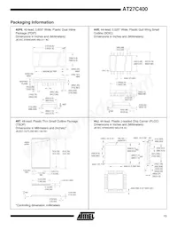 AT27C400-90PC Datasheet Page 11