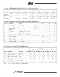 AT27C512R-90RA Datasheet Page 4