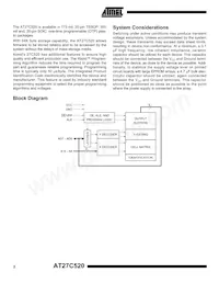 AT27C520-90SC Datasheet Page 2