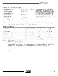 AT27C520-90SC Datasheet Page 3