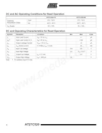 AT27C520-90SC Datasheet Page 4