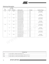 AT27LV010A-90VI Datasheet Pagina 10