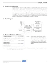 AT27LV020A-12TU Datasheet Page 3