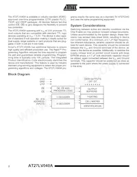 AT27LV040A-90VI Datasheet Page 2