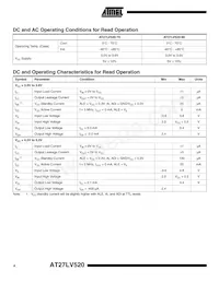 AT27LV520-90XC Datasheet Page 4