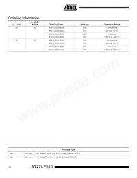 AT27LV520-90XC Datasheet Page 10