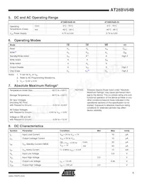 AT28BV64B-25SU Datasheet Page 5
