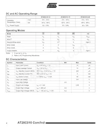 AT28C010E-20TI Datasheet Page 4