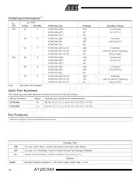 AT28C040-25LI Datasheet Page 10