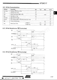 AT28C17E-20SI數據表 頁面 5