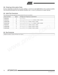 AT28HC256F-70PI Datasheet Page 16
