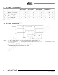 AT28HC64B-70PC Datasheet Page 6