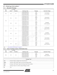AT28HC64B-70PC Datasheet Pagina 13