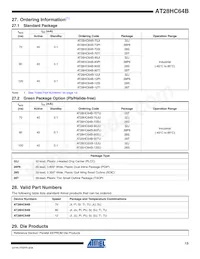 AT28HC64B-90PU Datasheet Page 13