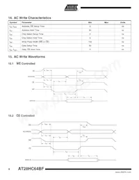 AT28HC64BF-90TU Datasheet Page 8