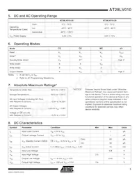 AT28LV010-20TA Datasheet Page 5