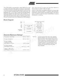 AT28LV64B-25TI Datasheet Page 2