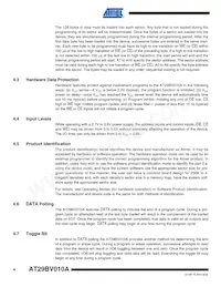 AT29BV010A-15TU-T Datenblatt Seite 4