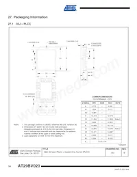 AT29BV020-12JU Datasheet Page 14