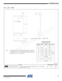 AT29BV020-12JU Datasheet Page 15