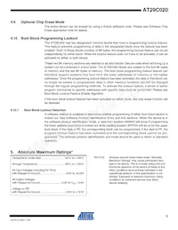 AT29C020-90TU-T Datasheet Page 5