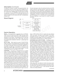 AT29C040A-10TI Datenblatt Seite 2