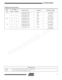 AT29C040A-10TI Datasheet Page 11
