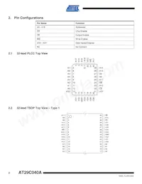 AT29C040A-90TU-T Datasheet Page 2