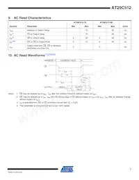 AT29C512-90TU-T Datasheet Page 7