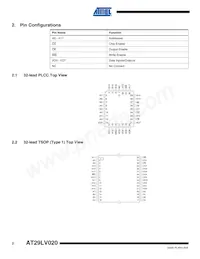 AT29LV020-20TU Datasheet Page 2