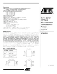 AT34C02N-10SI Datenblatt Cover
