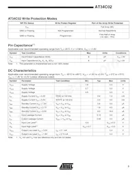 AT34C02N-10SI Datasheet Page 3