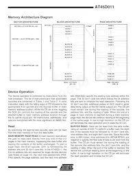 AT45D011-XI Datasheet Pagina 3