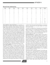 AT45D011-XI Datasheet Pagina 5