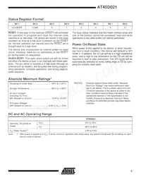 AT45D021-TI Datasheet Pagina 5