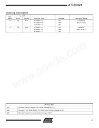 AT45D021-TI Datasheet Page 17