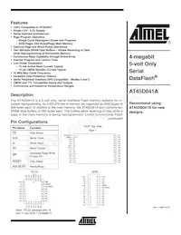 AT45D041A-TI Datasheet Cover