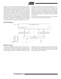 AT45D041A-TI Datenblatt Seite 2