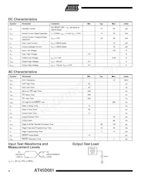 AT45D081-TI Datasheet Page 6