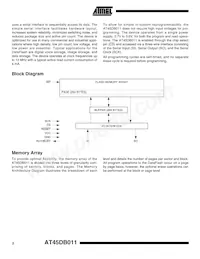 AT45DB011-XI Datasheet Page 2