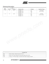 AT45DB011-XI Datasheet Page 18