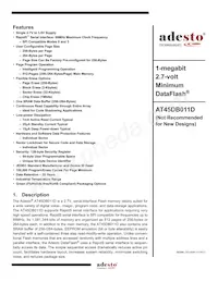 AT45DB011D-MH-T Datenblatt Cover