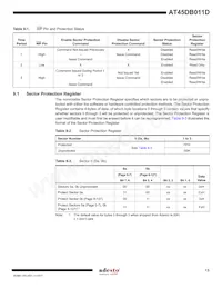 AT45DB011D-MH-T Datasheet Page 13