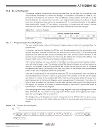 AT45DB011D-MH-T Datasheet Page 19