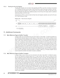 AT45DB011D-MH-T Datasheet Page 20