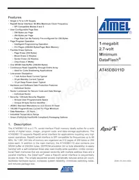 AT45DB011D-SSH-T Datenblatt Cover