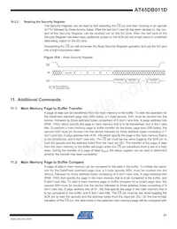 AT45DB011D-SSH-T Datasheet Pagina 21